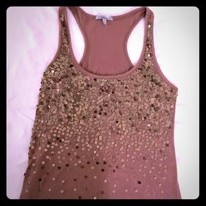 Charlotte Russe Sequin Tank Top